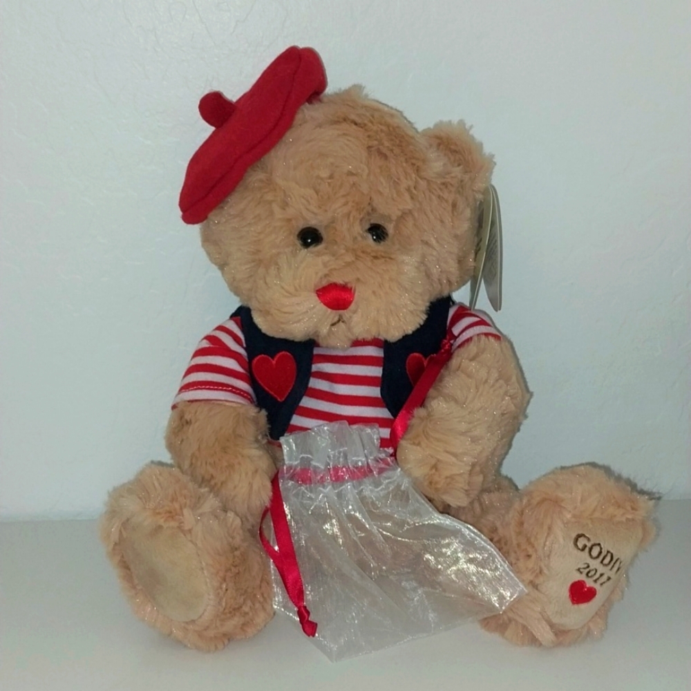 Godiva 2017 valentines bear collectable
